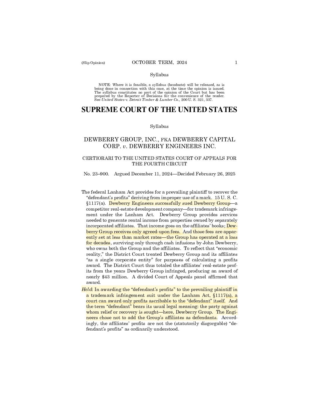 No, you are not your (affiliate) brother’s keeper…. at least in the eyes of trademark law.